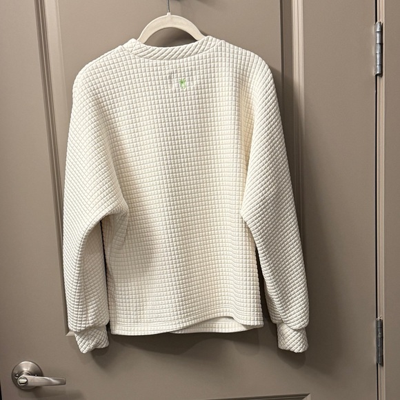 NWOT Dudley Stephens P'town Pullover in Waffle, Cream - Picture 8 of 8